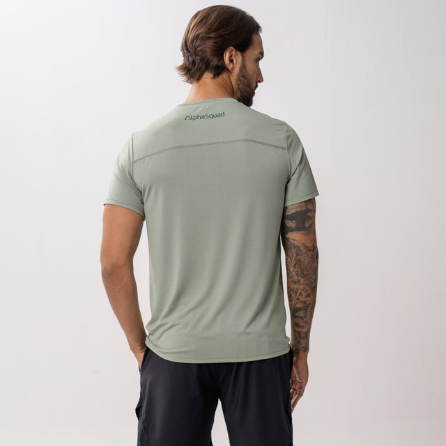 ALPHASQUAD Men's T-Shirt Dry Fit Work Shirts Moisture Wicking Active Athletic Training Short Sleeve Tops