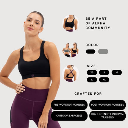 ALPHASQUAD Sports Bra for Women