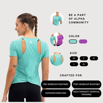 ALPHASQUAD Sports T-Shirts for Women