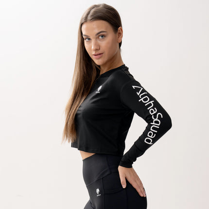 AlphaSquad Longsleeve Crop Top