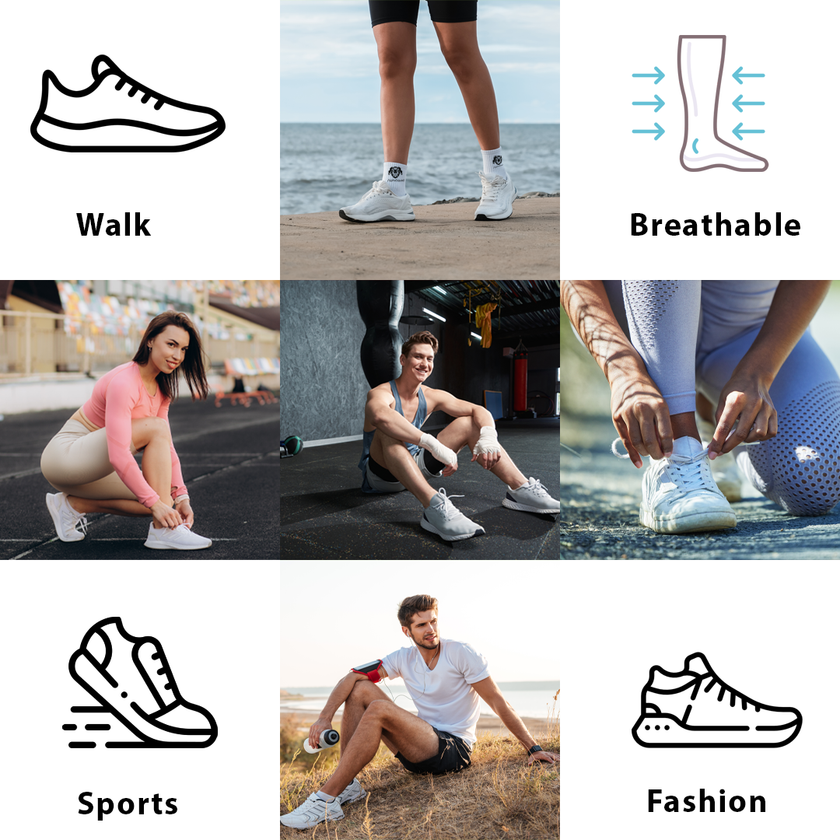 Unisex Cotton Crew Socks