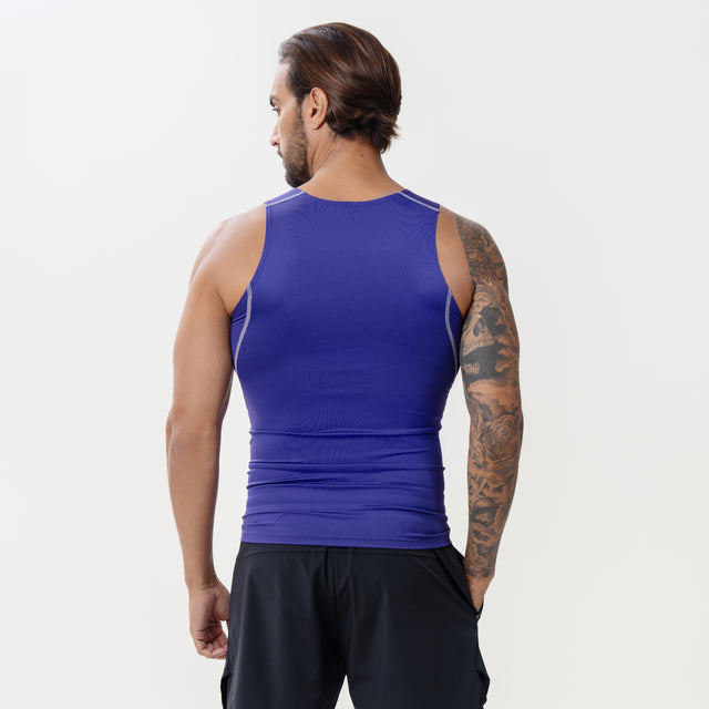 AlphaSquad Men's Quick Drying Tight Sports Vest for Running, Gym & Training