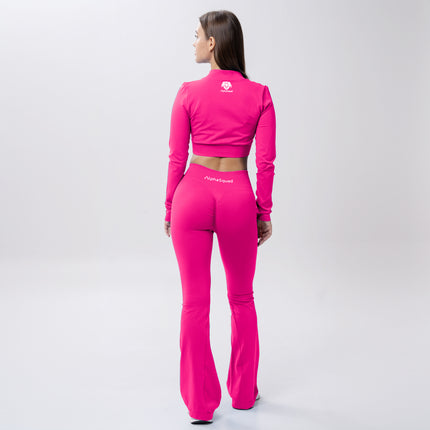 AlphaSquad Yoga Workout Sets for Women, Gym Outfits Seamless Long Sleeve & Boot Cut Pant Set