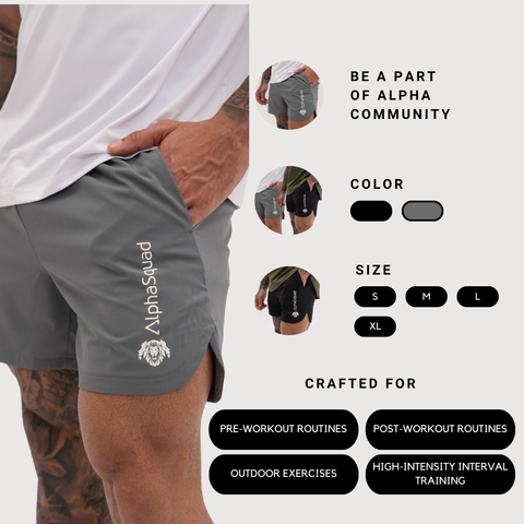 AlphaSquad Athletic Shorts for Men