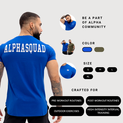 AlphaSquad Athletic Sports T-Shirts for Men