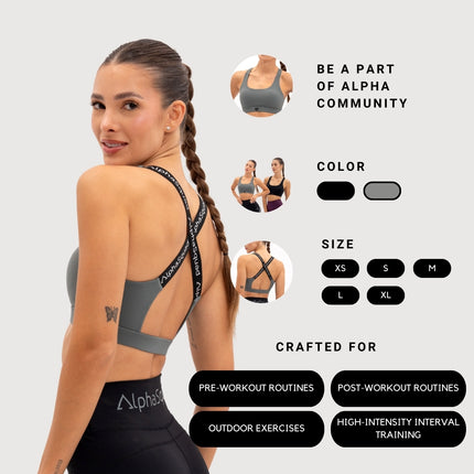 AlphaSquad Sports Bra for Women