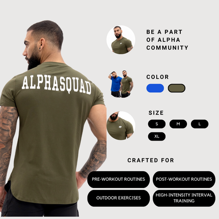 AlphaSquad Athletic Sports T-Shirts for Men