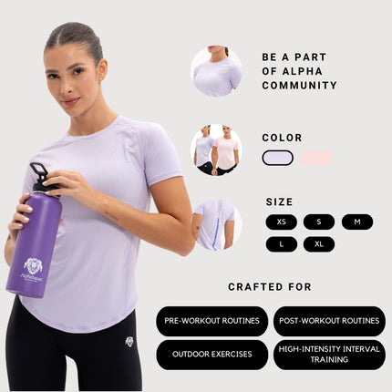 AlphaSquad Athletic Sports T-Shirts for Women