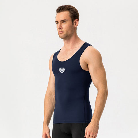 AlphaSquad Men's Quick Drying Tight Sports Vest for Running, Gym & Training